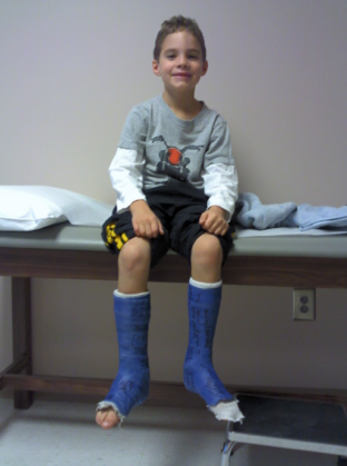 Silas after his treatment.